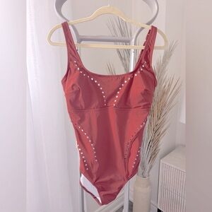 Brick Colour Cupshe Bathing Suit: Size XL, NWT